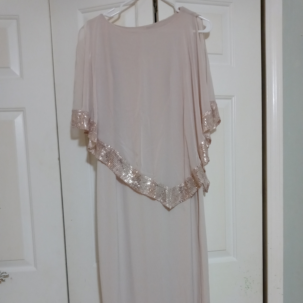 Ladies dress/champagne size 4